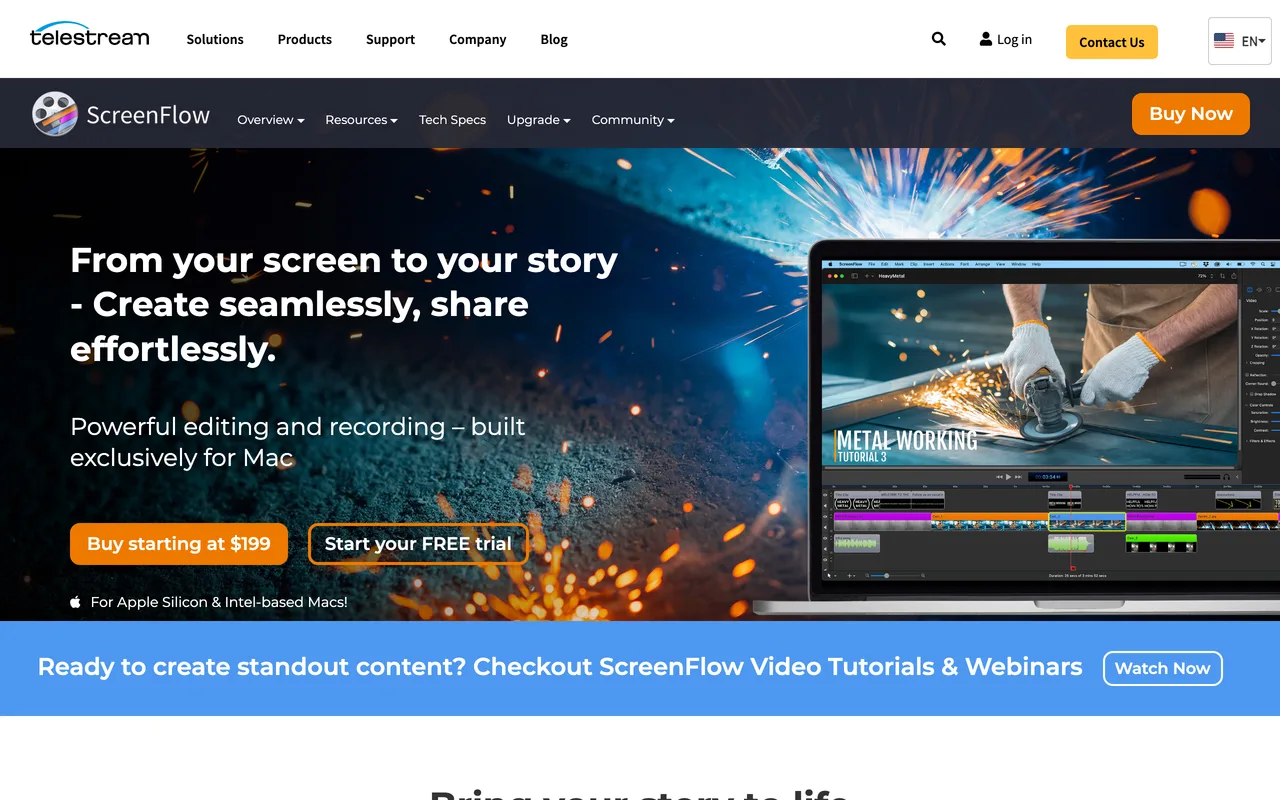 ScreenFlow screenshot