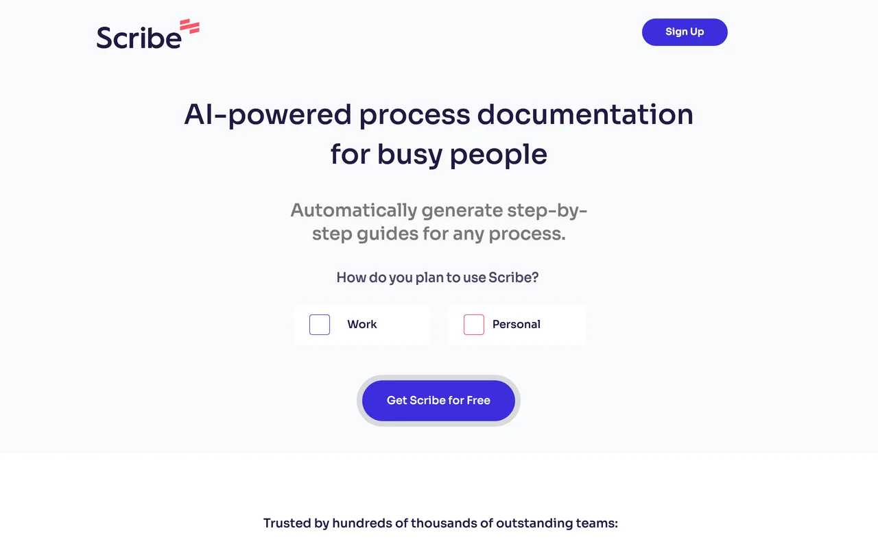 ScribeHow screenshot