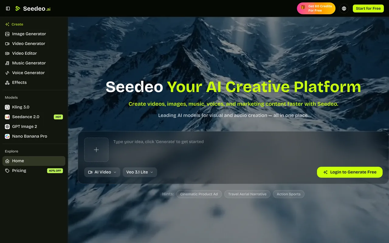 Seedeo screenshot