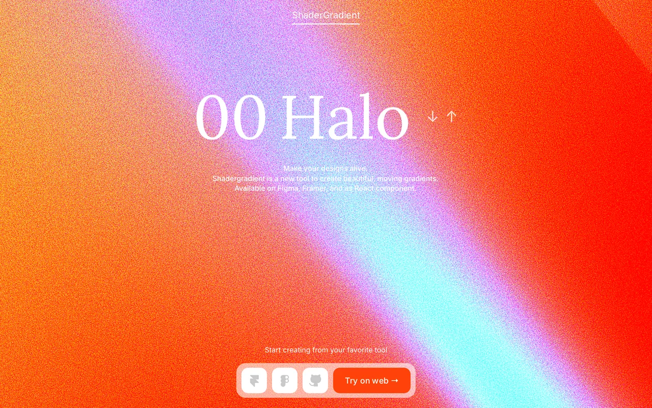Shader Gradient screenshot