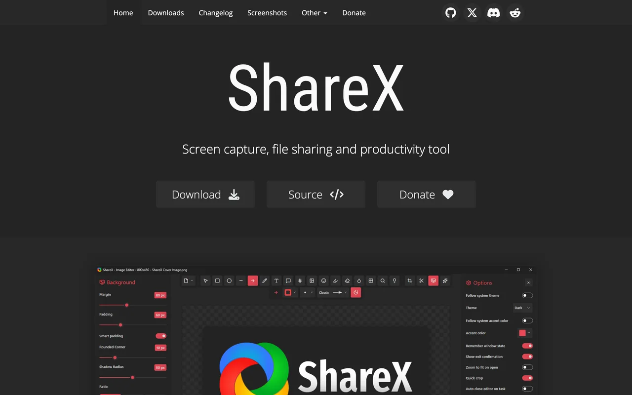 ShareX screenshot