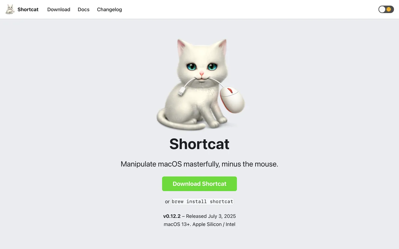Shortcat screenshot