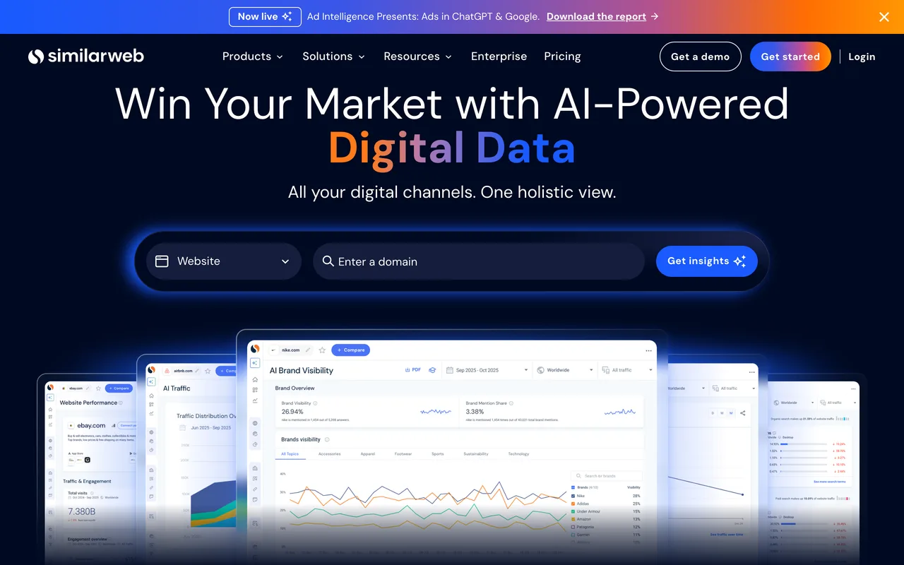 SimilarWeb screenshot