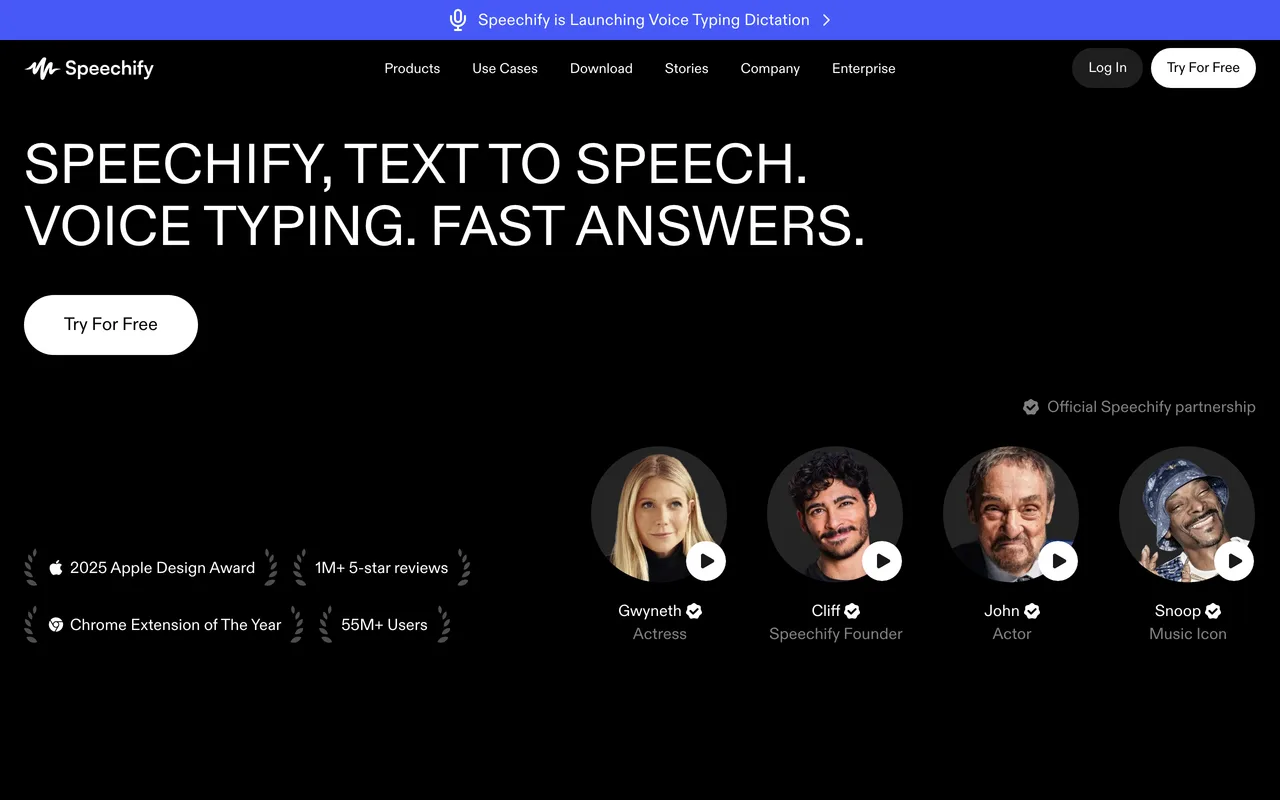 Speechify screenshot