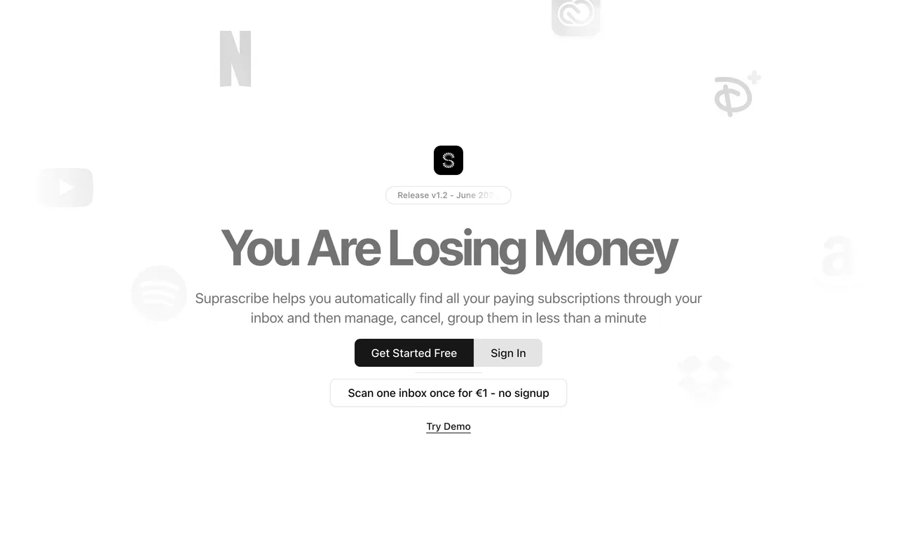 Suprascribe screenshot