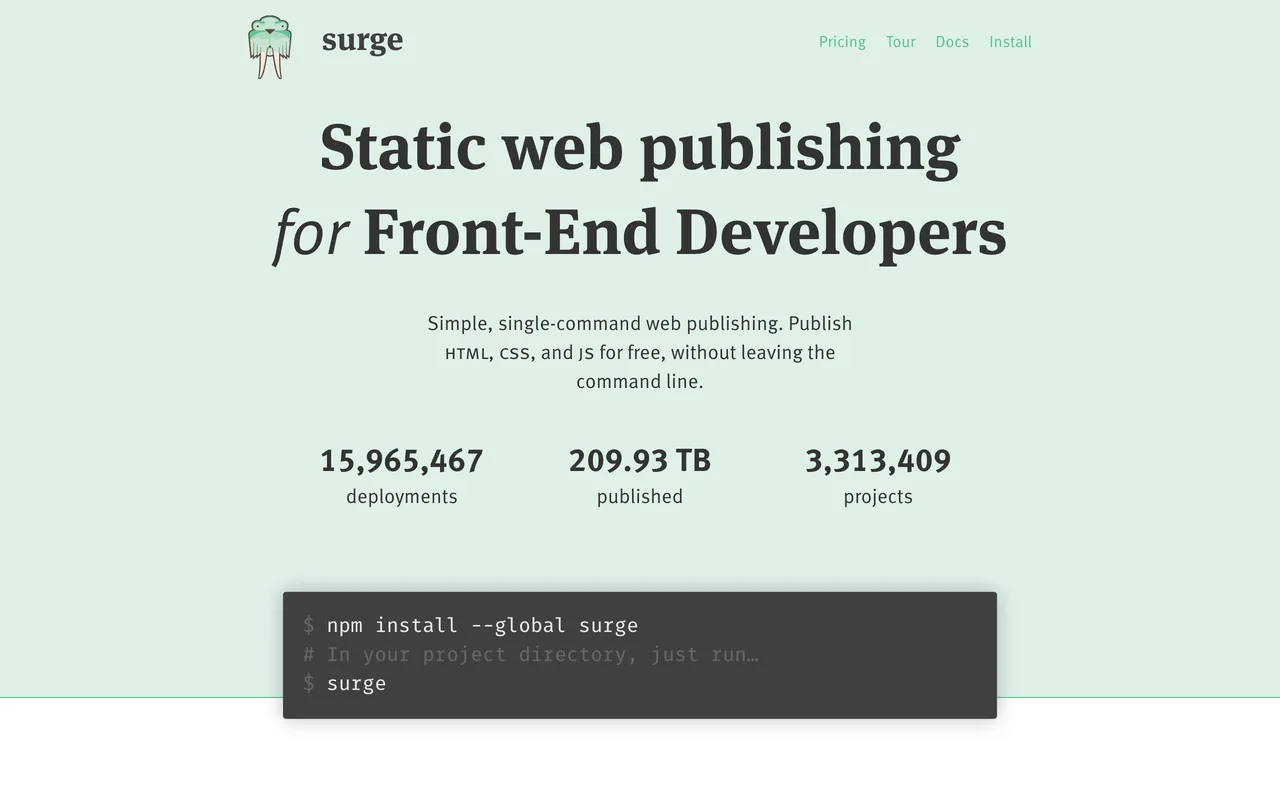 Surge screenshot