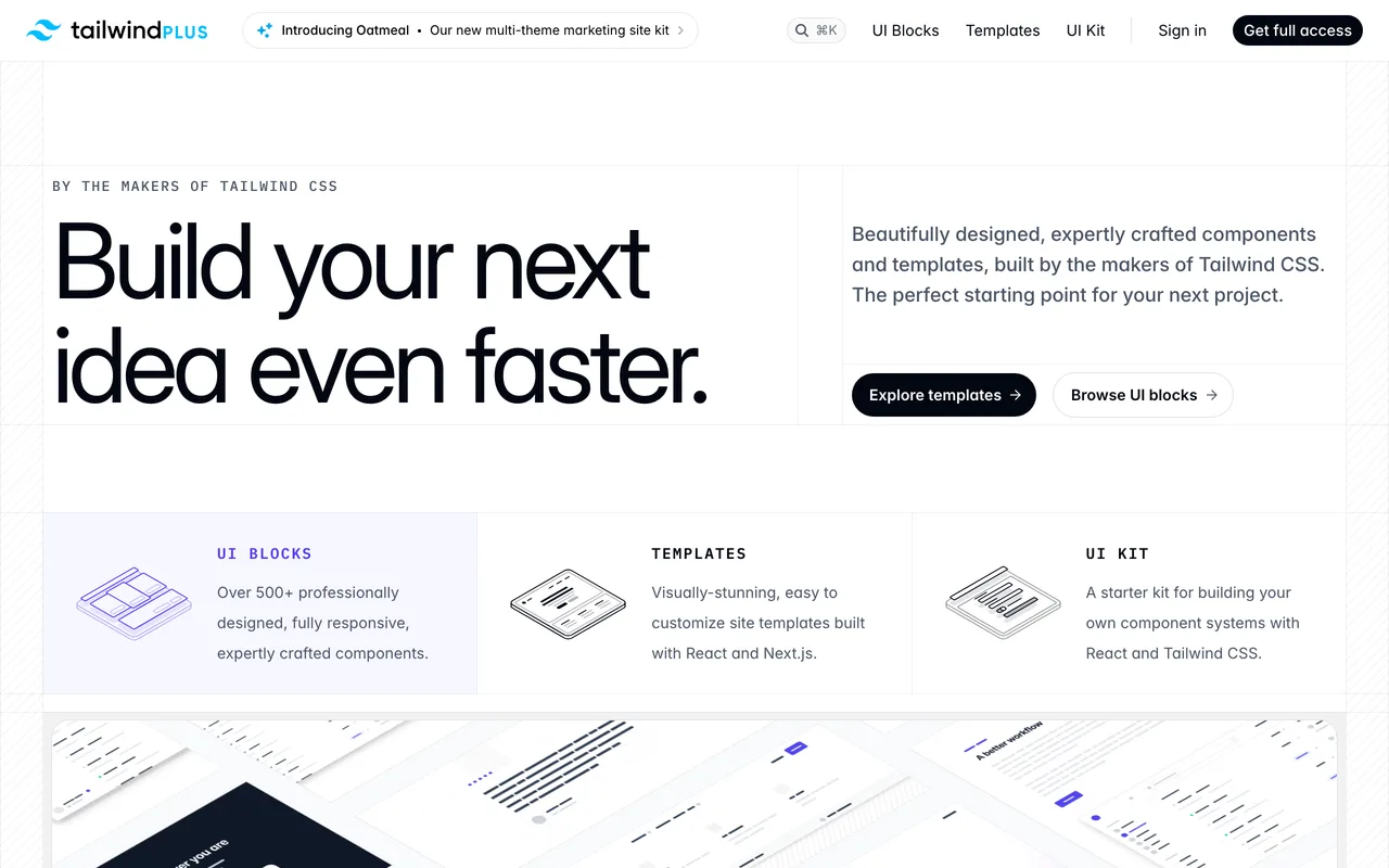 Tailwind UI screenshot