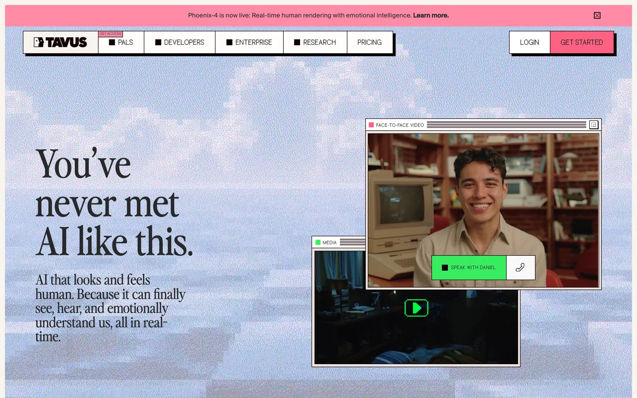 Tavus screenshot