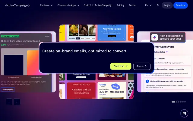 ActiveCampaign preview