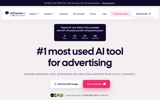 AdCreative.ai preview