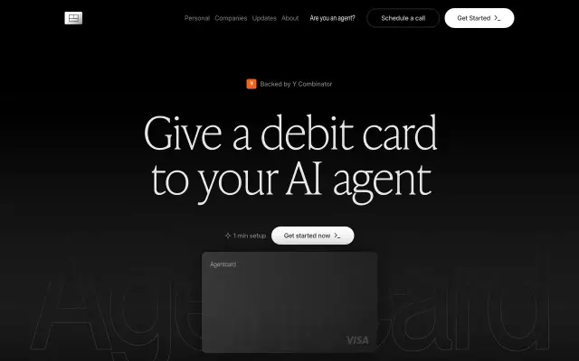 AgentCard preview