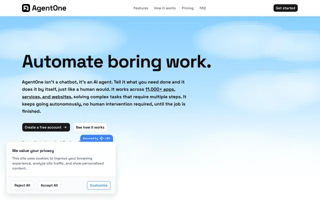 AgentOne preview