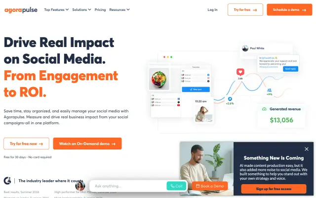 Agorapulse preview