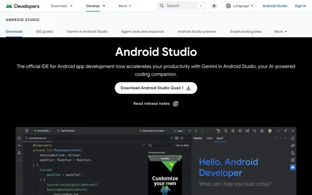 Android Studio preview