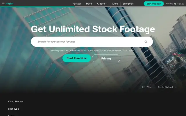 Artgrid preview