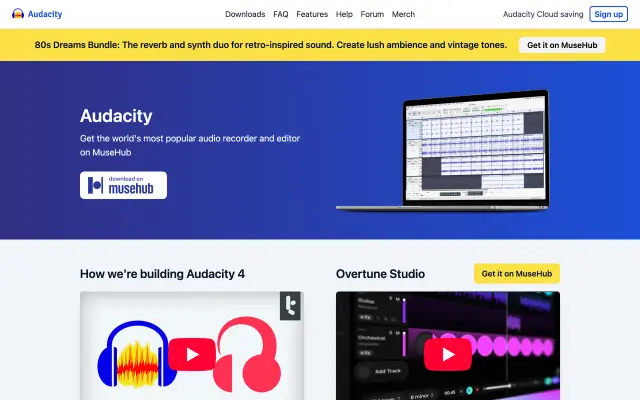 Audacity preview