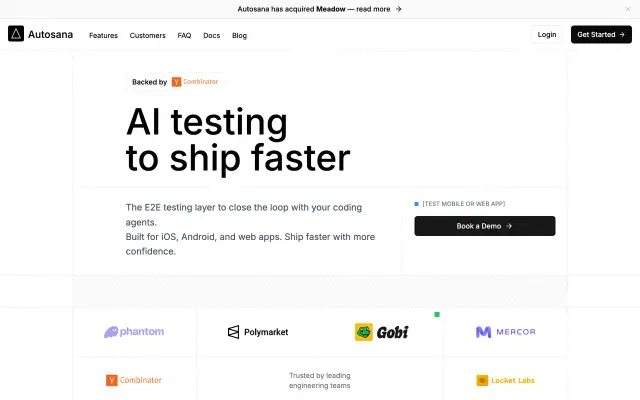 Autosana preview