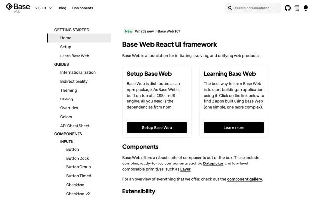 Base Web preview