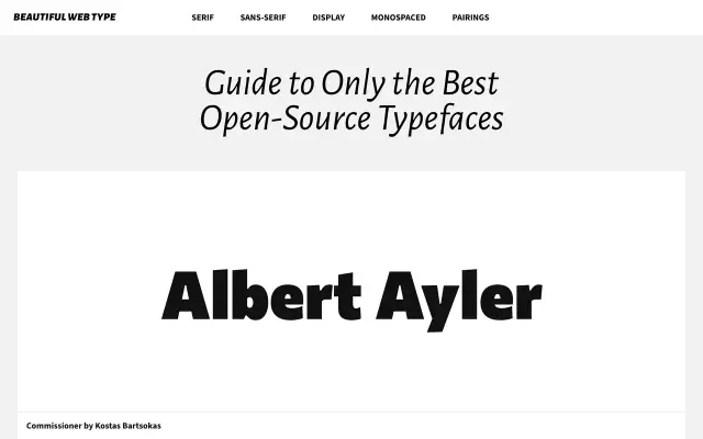 Beautiful Web Type preview