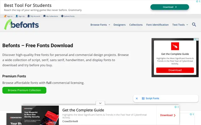 Befonts preview