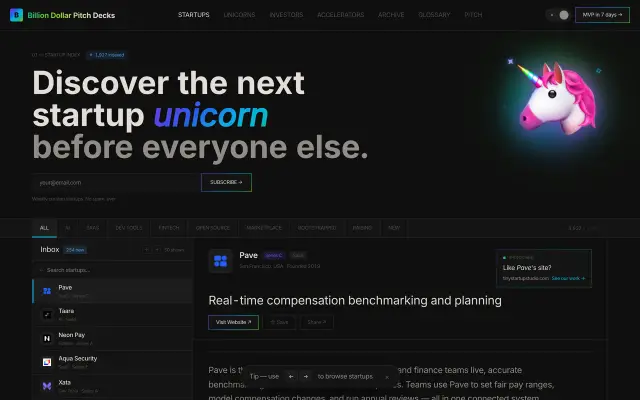 Billion Dollar Pitch Decks preview