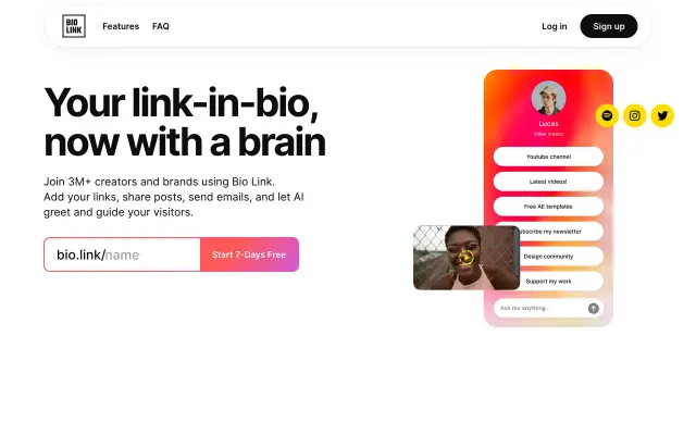 bio.link preview