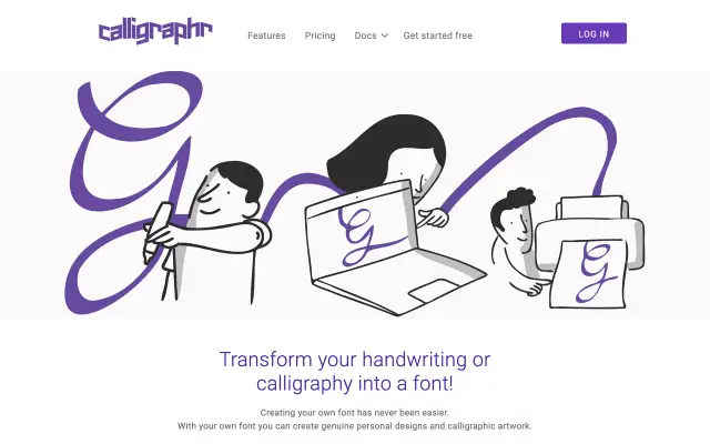 Calligraphr preview