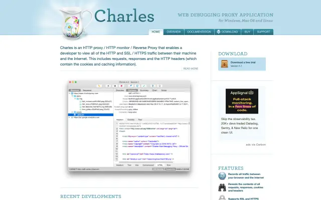 Charles Proxy preview