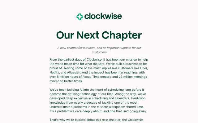 Clockwise preview