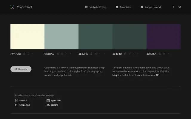 Colormind preview