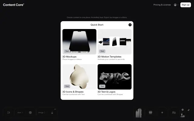 ContentCore preview