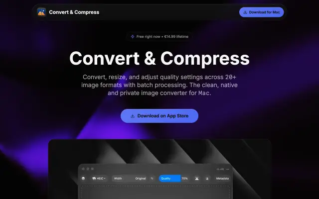 Convert & Compress preview
