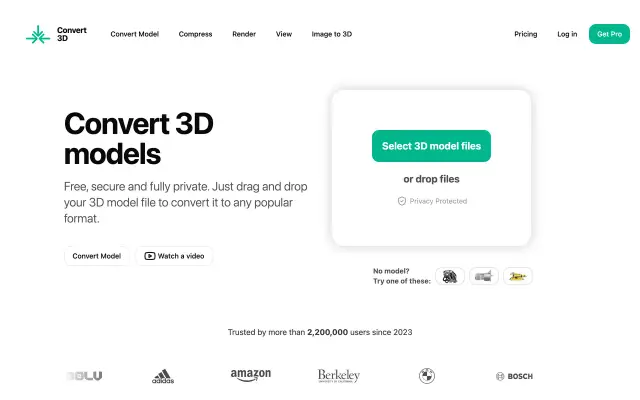 Convert3D preview
