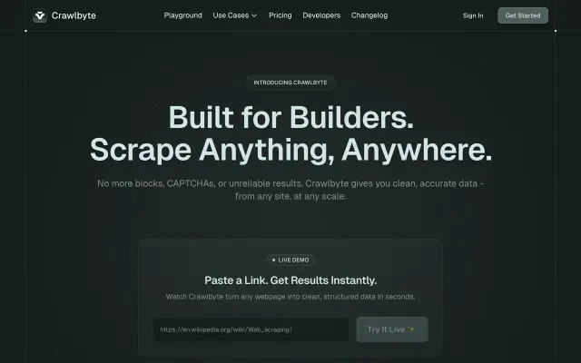 Crawlbyte preview