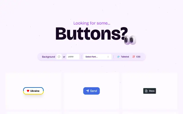 CSS Buttons preview