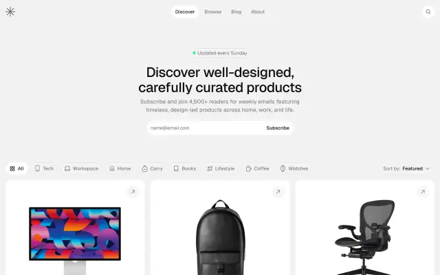 Curated Supply preview