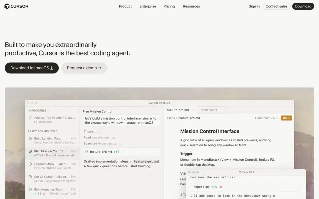 Cursor preview