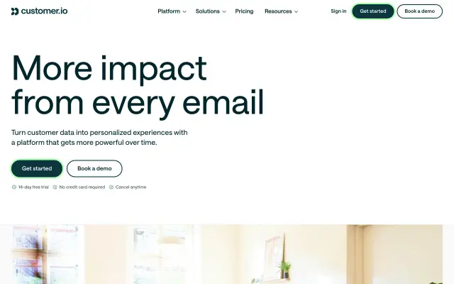 Customer.io preview
