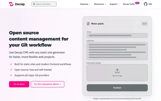 Decap CMS preview