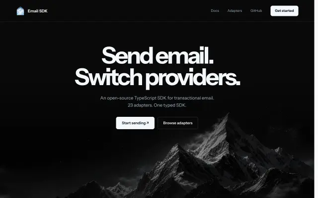 Email SDK preview