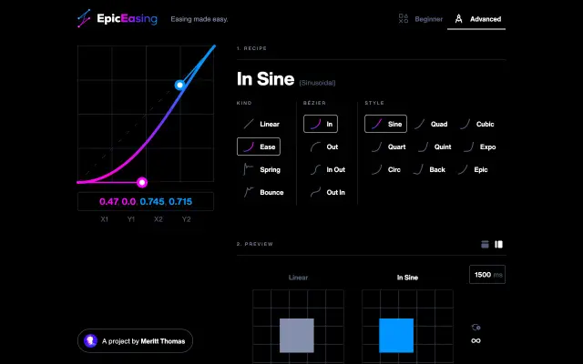 Epic Easing preview