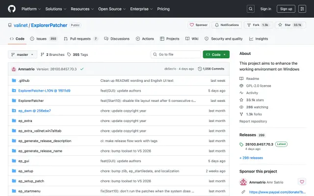 ExplorerPatcher preview
