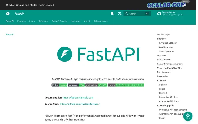 FastAPI preview