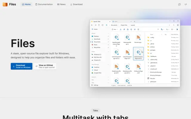 Files preview