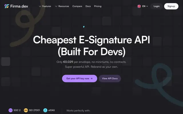 Firma.dev preview