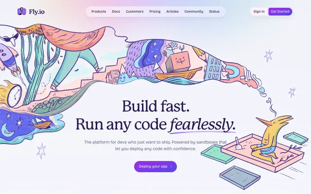 Fly.io preview