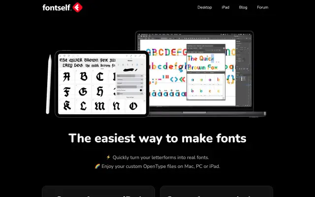 Fontself Maker preview