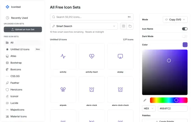 Framer Icons preview