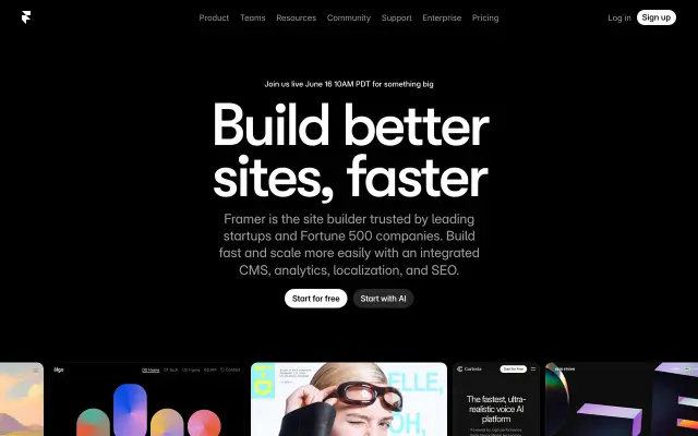 Framer preview