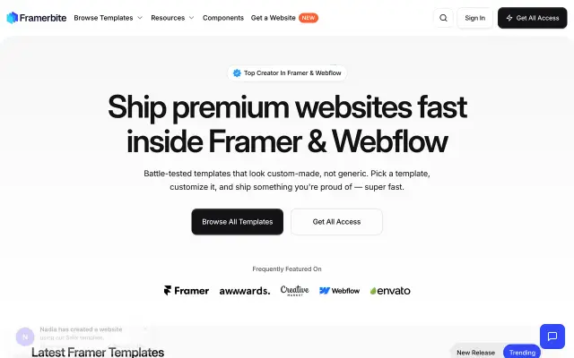 Framerbite preview